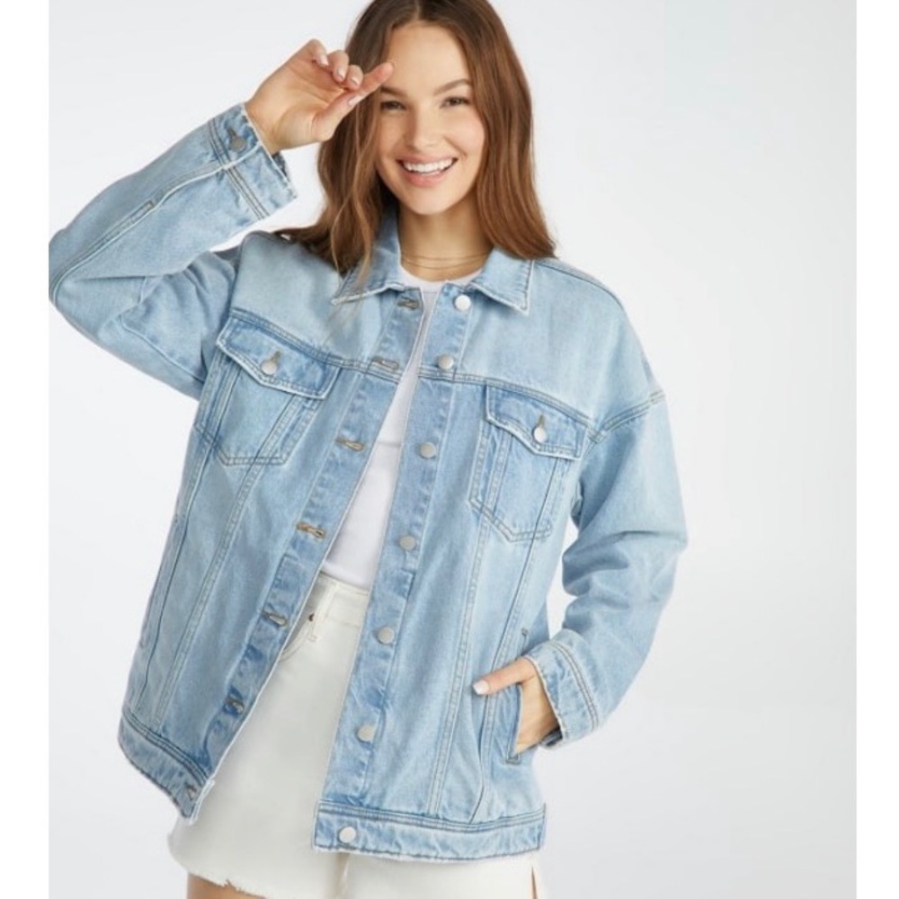 Oversized Denim Jacket - Picture 2 of 6
